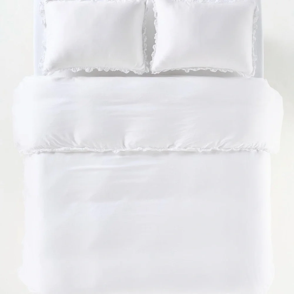 Anthropologie Pale Blue Comforter Set